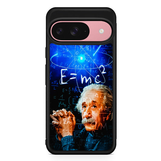 Albert Einstein Physical Formulas Google Pixel 9 Case | Google Pixel 9 Protective Rubber Case
