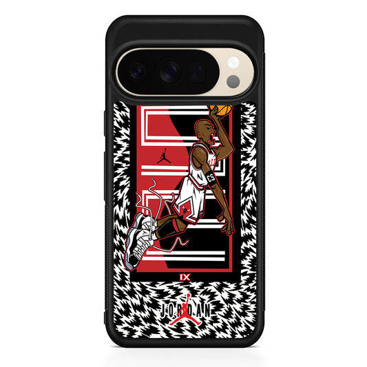 Air Jordan 23 Cartoon Signature Google Pixel 10 Pro XL Case | Slim Google Pixel 10 Pro XL Protective Case