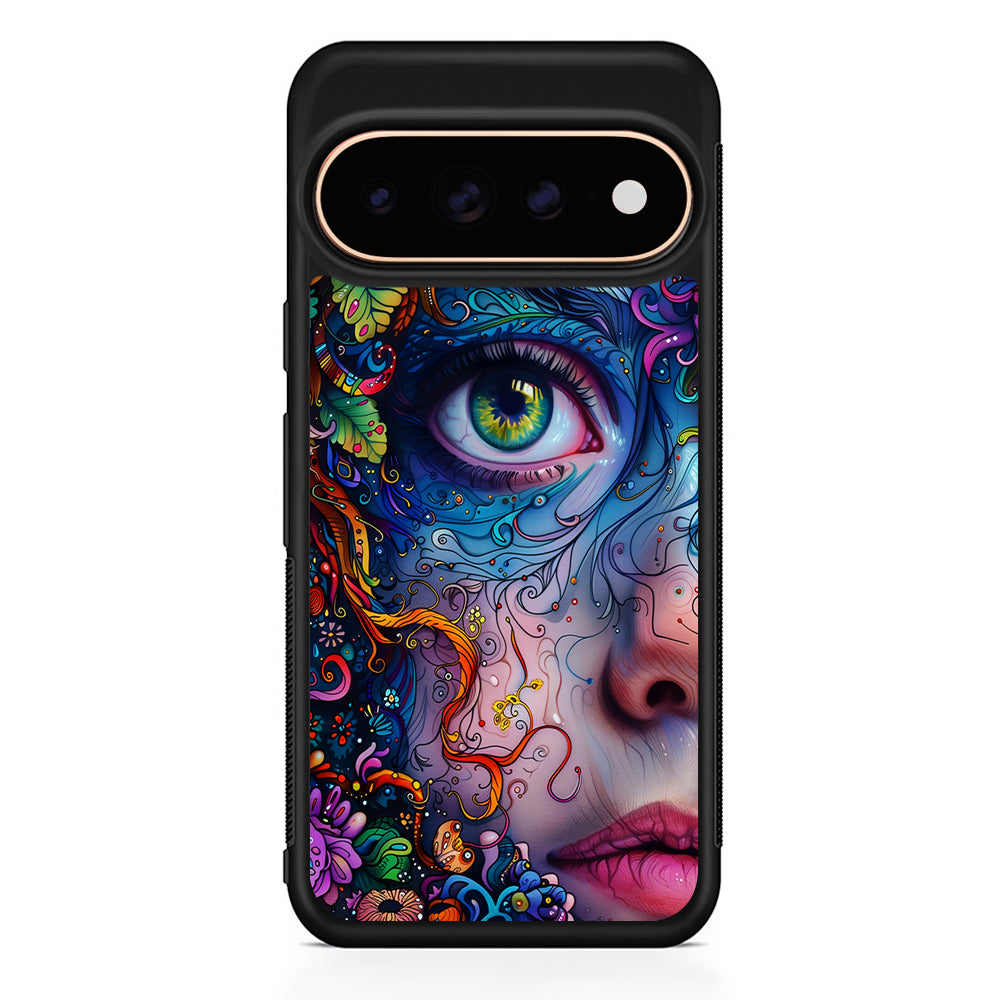 The Flower Fairy Girl Face Google Pixel 11 Pro Case - Stylish Protective Phone Case