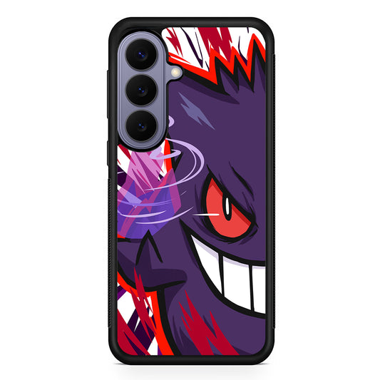 Pokemon Gengar Half Face Samsung Galaxy S26 Case | Durable Rubber Case for Samsung Galaxy S26