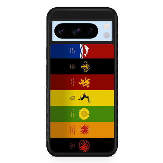 Game Of Thrones Flag Slogan Google Pixel 8 Pro Case | Slim Rubber Case for Google Pixel 8 Pro
