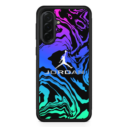 Air Jordan Silver Gradation Samsung Galaxy A36 Case | Slim Samsung Galaxy A36 Protective Case