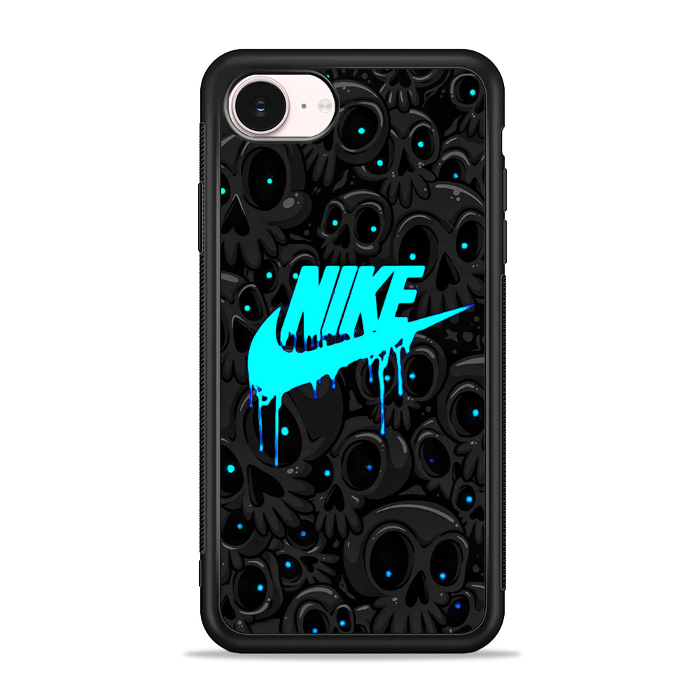 Nike Skull Light Logo iPhone 17e Case - Silicone Case