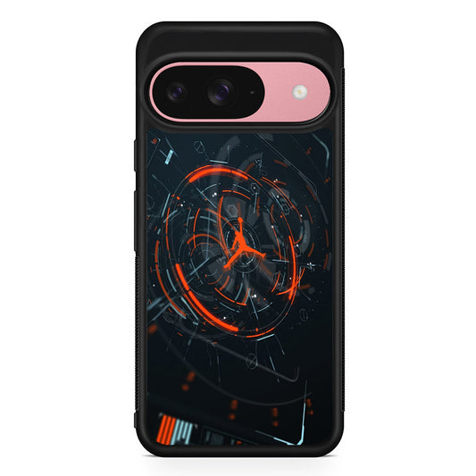 Air Jordan Rising The Digital Circle Google Pixel 9 Case | Google Pixel 9 Protective Rubber Case