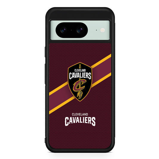 NBA Cleveland Cavaliers Logo Google Pixel 8 Case | Durable Protective Cover for Google Pixel 8