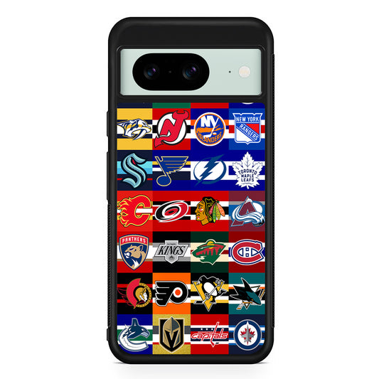 All NHL Teams Jersey Google Pixel 8 Case | Durable Protective Cover for Google Pixel 8