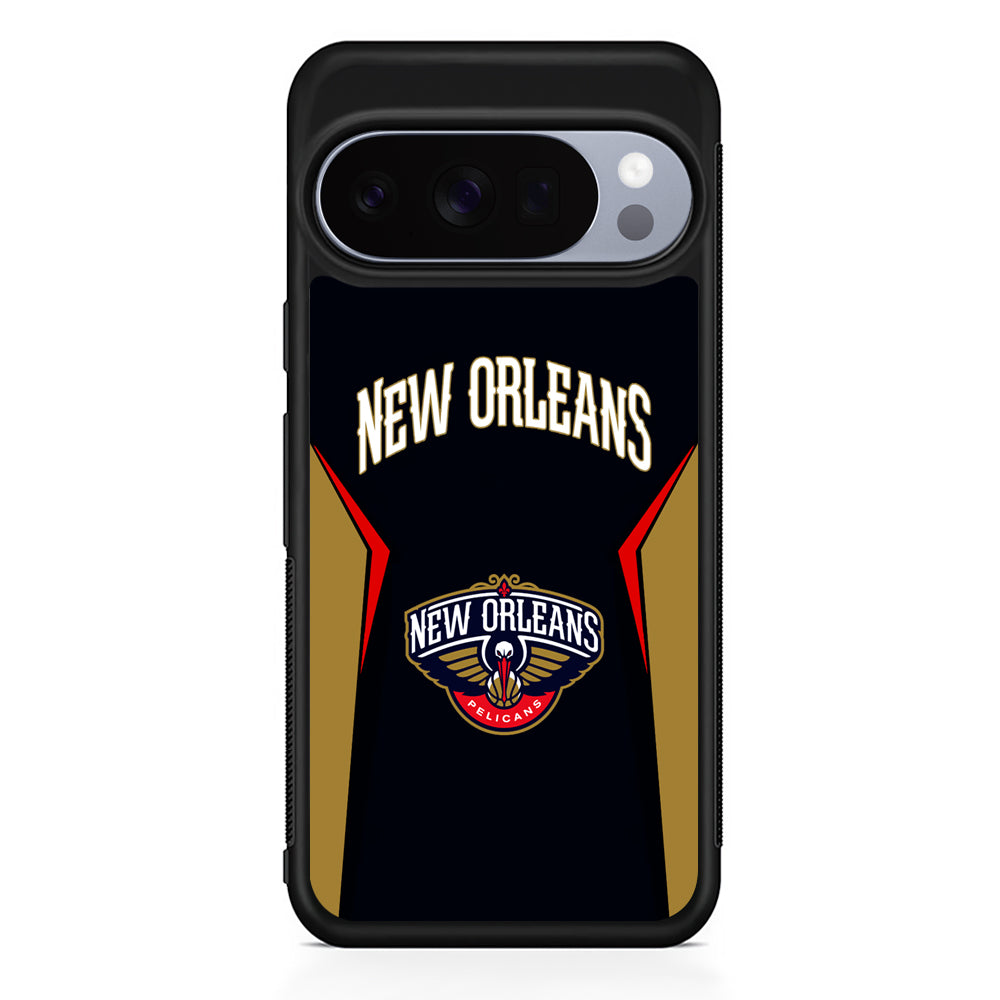 NBA New Orleans Pelicans Jersey Google Pixel 10 Pro Case | Google Pixel 10 Rubber Protective Case