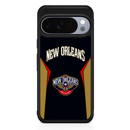 NBA New Orleans Pelicans Jersey Google Pixel 10 Pro Case | Slim Google Pixel 10 Pro Rubber Case