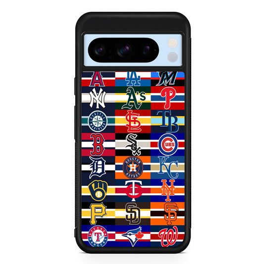 All MLB Teams Jersey Google Pixel 8 Pro Case | Slim Rubber Case for Google Pixel 8 Pro