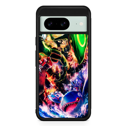 Legendary Pokemon Monsters Trio Google Pixel 8 Case | Durable Protective Cover for Google Pixel 8