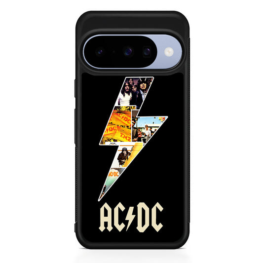 ACDC Rock Band Google Pixel 10 Case | Google Pixel 10 Rubber Protective Case