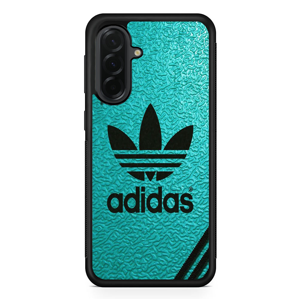 Adidas Blue Abstract Strap Samsung Galaxy A36 Case | Slim Samsung Galaxy A36 Protective Case