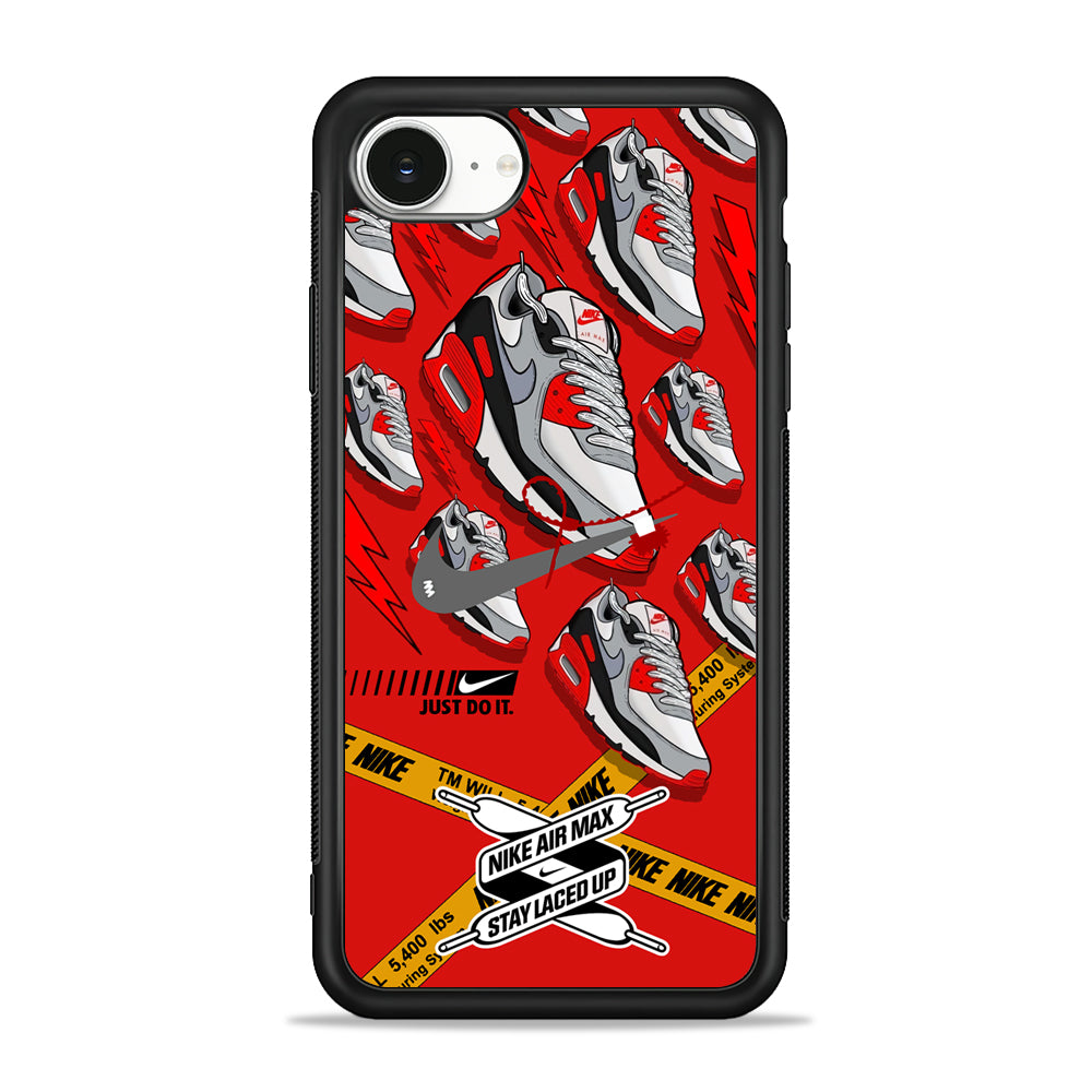 Nike Laced Up The Shoes iPhone 16e Case - Slim Silicone Case