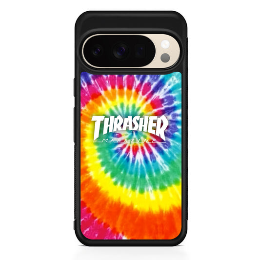 Thrasher Spiral Rainbow Google Pixel 10 Pro XL Case | Durable Google Pixel 10 Pro XL Cover