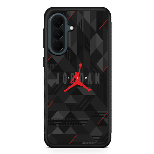 Air Jordan Black Shapes Samsung Galaxy A37 Case | Custom Samsung Galaxy A37 Protective Cover