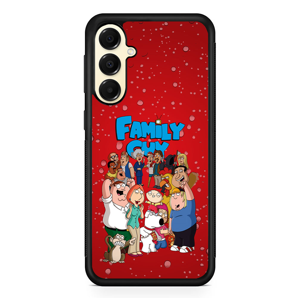 Family Guy Great Team Samsung Galaxy A16 Case | Slim Rubber Samsung Galaxy A16 Case