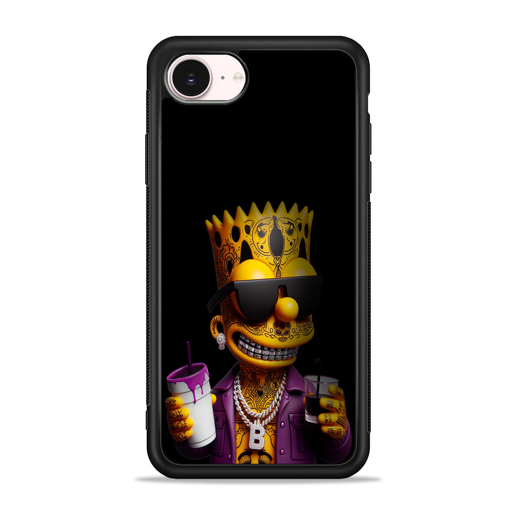Bart Simpson The Rapper iPhone 17e Case - Silicone Case