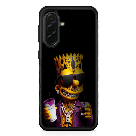 Bart Simpson The Rapper Samsung Galaxy A36 Case | Protective Rubber Cover