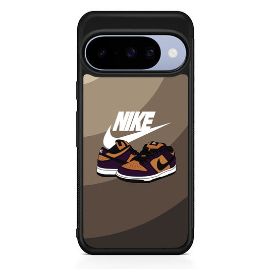 Nike Purple in Brown Layer Google Pixel 10 Case | Google Pixel 10 Rubber Protective Case