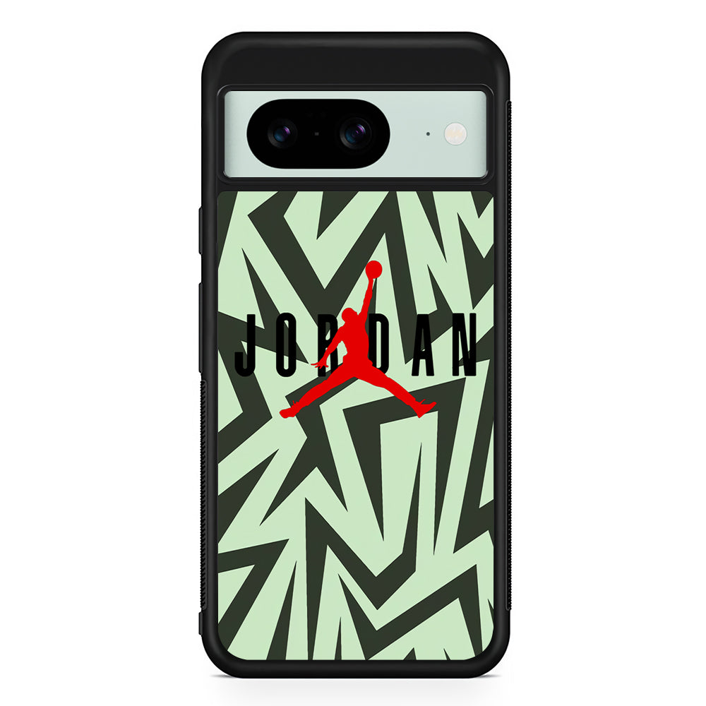 Air Jordan Shape Of Abstract Google Pixel 8 Case | Durable Protective Cover for Google Pixel 8