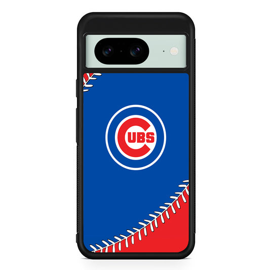MLB Chicago Cubs Ball Google Pixel 8 Case | Durable Protective Cover for Google Pixel 8