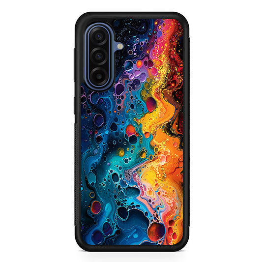 Colorful Painting with Lots of Bubbles Samsung Galaxy A17 Case | Slim Protective Phone Cover