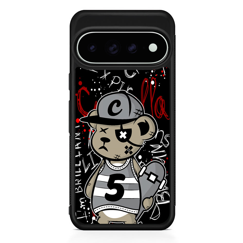 Crew Five Skater Bear Google Pixel 11 Pro XL Case - Custom Design Protective Case