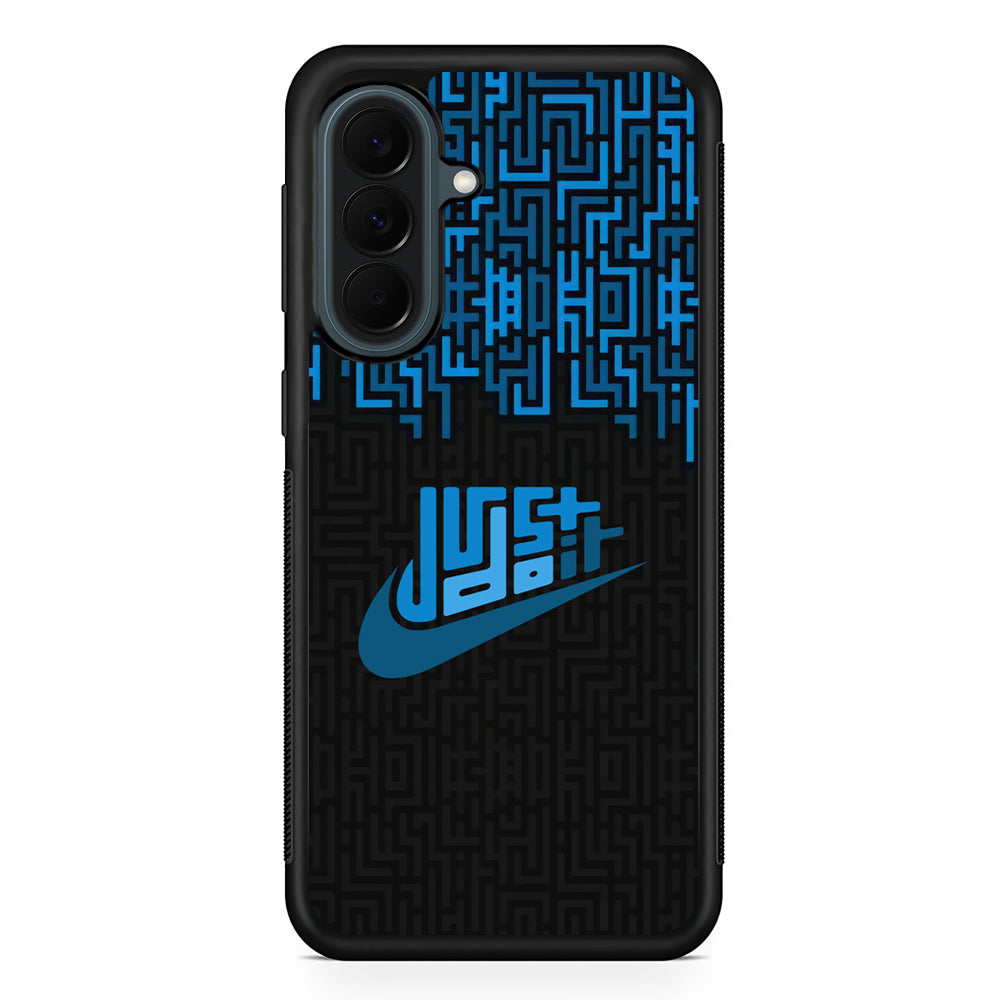 Nike Matrix of Ocean Samsung Galaxy A37 Case | Samsung Galaxy A37 Rubber Phone Case