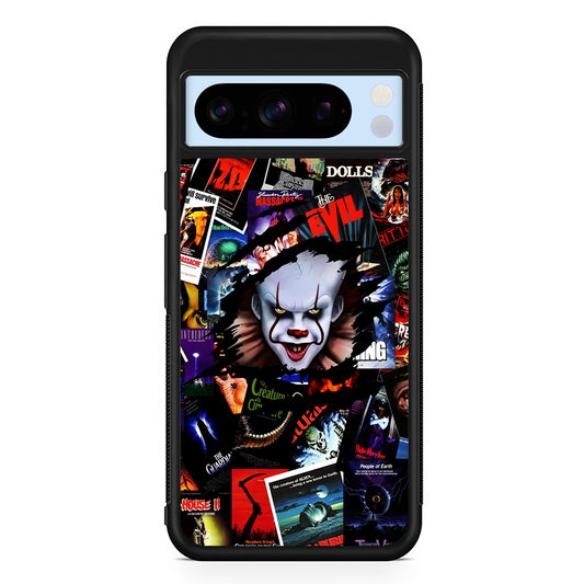 IT Clown Gaze From The Poster Google Pixel 8 Pro Case | Slim Rubber Case for Google Pixel 8 Pro