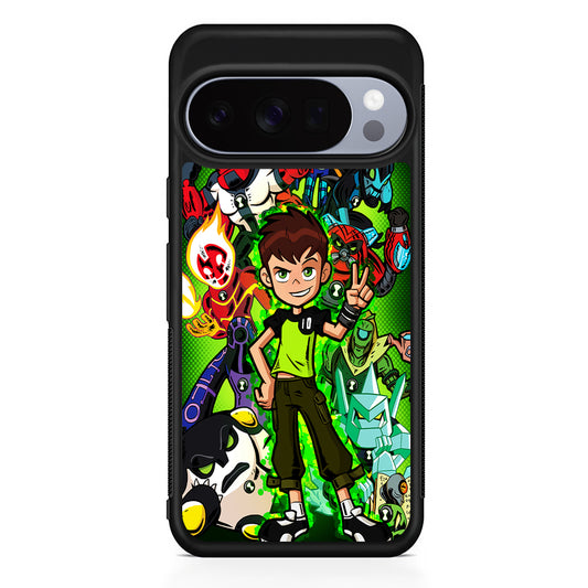 Ben 10 and All Alien Google Pixel 10 Pro Case | Slim Google Pixel 10 Pro Rubber Case