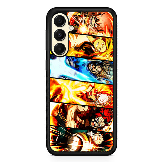 My Hero Academia All Characters Samsung Galaxy A16 Case | Slim Rubber Samsung Galaxy A16 Case