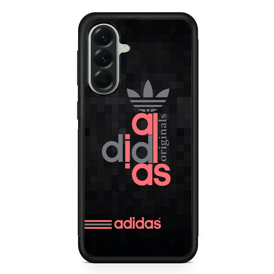 Adidas Original All Black Samsung Galaxy A56 Case | Samsung Galaxy A56 Rubber Protective Case