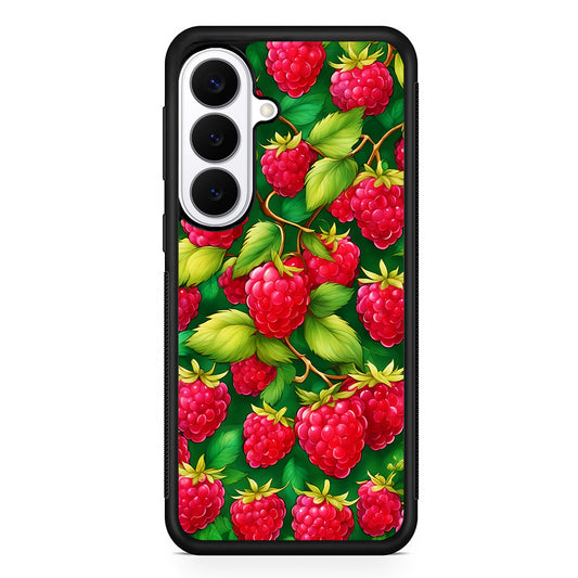 Raspberry Leaves and Berries Samsung Galaxy S26 Plus Case | Slim Protective Cover for Samsung Galaxy S26 Plus