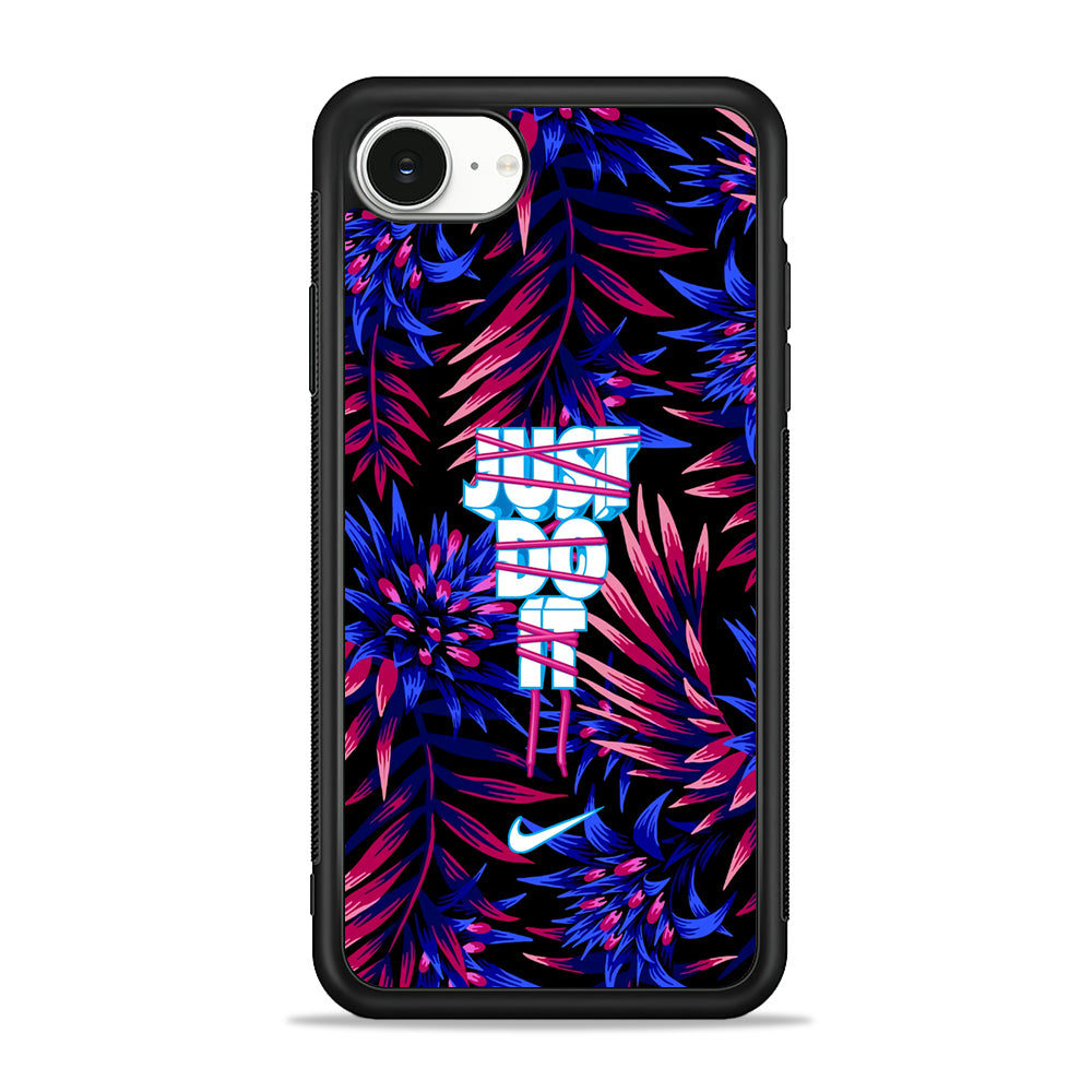 Nike Neon Glow Watchword iPhone 16e Case - Slim Silicone Case