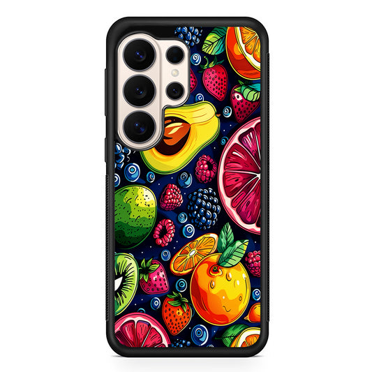 Colorful Mixed Sweet Fruits Samsung Galaxy S26 Ultra Case | Slim Protective Case for Samsung Galaxy S26 Ultra
