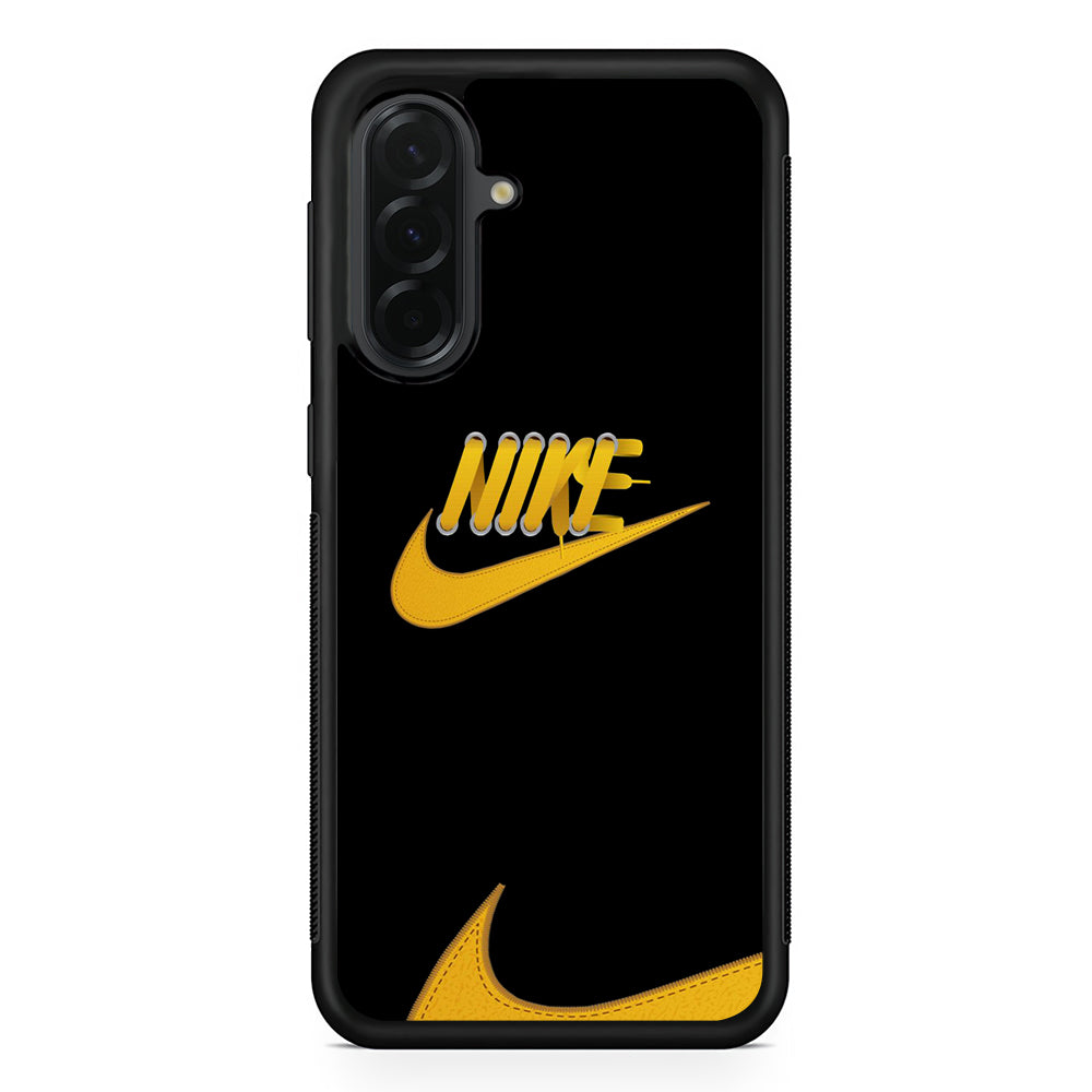 Nike Yellow Shoelace Samsung Galaxy A36 Case | Durable Samsung Galaxy A36 Cover