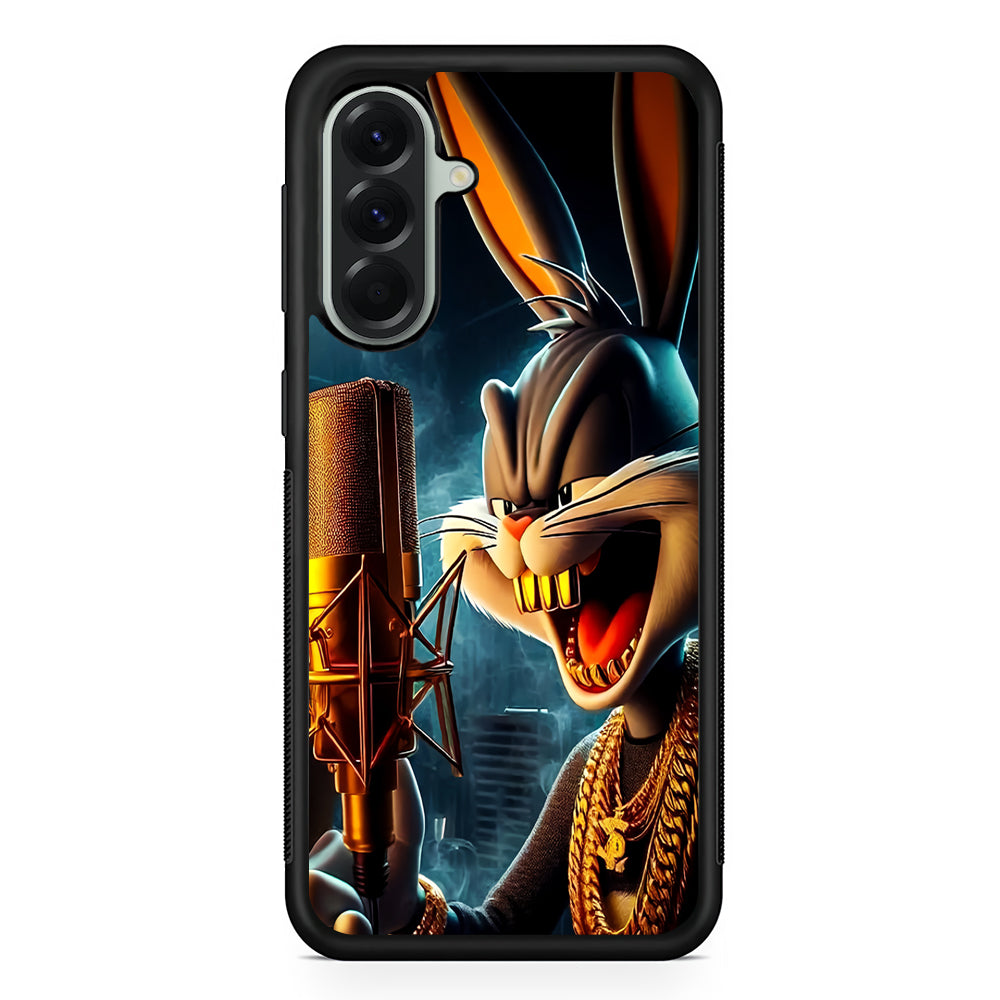 Bugs Bunny The Rapper Samsung Galaxy A56 Case | Samsung Galaxy A56 Protective Rubber Case