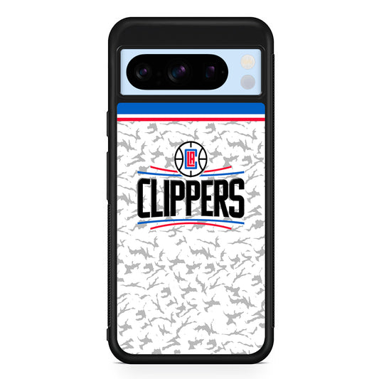 NBA Los Angeles Clippers Logo Google Pixel 8 Pro Case | Slim Rubber Case for Google Pixel 8 Pro