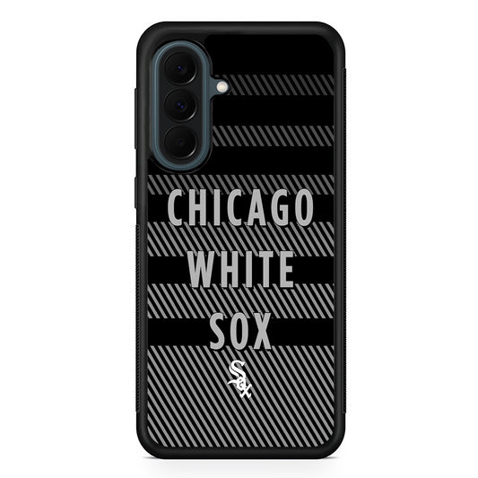MLB Chicago White Sox Team Samsung Galaxy A37 Case | Samsung Galaxy A37 Rubber Phone Case