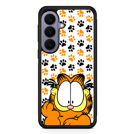 Garfield And His Footprints Samsung Galaxy S26 Case | Durable Rubber Case for Samsung Galaxy S26