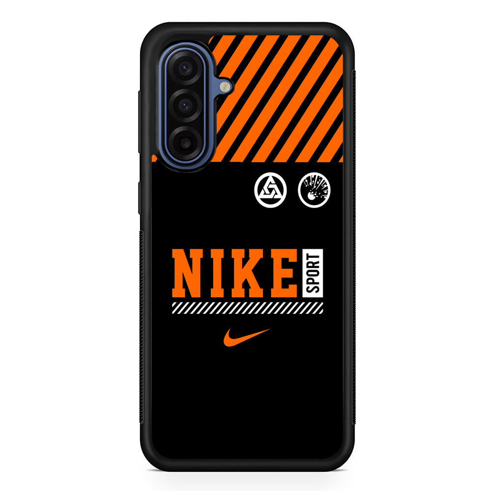 Nike Sport Line Graphics Samsung Galaxy A17 Case | Samsung Galaxy A17 Protective Rubber Case
