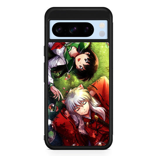 Inuyasha and Kagome Couple Google Pixel 8 Pro Case | Slim Rubber Case for Google Pixel 8 Pro