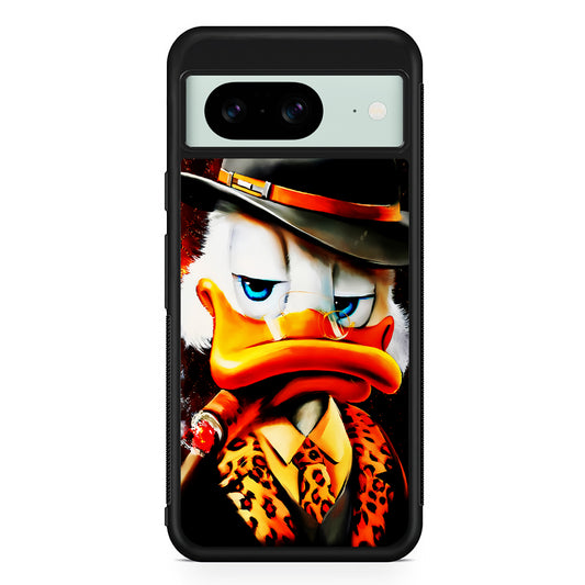 Scrooge McDuck Gangster Style Google Pixel 8 Case | Durable Protective Cover for Google Pixel 8