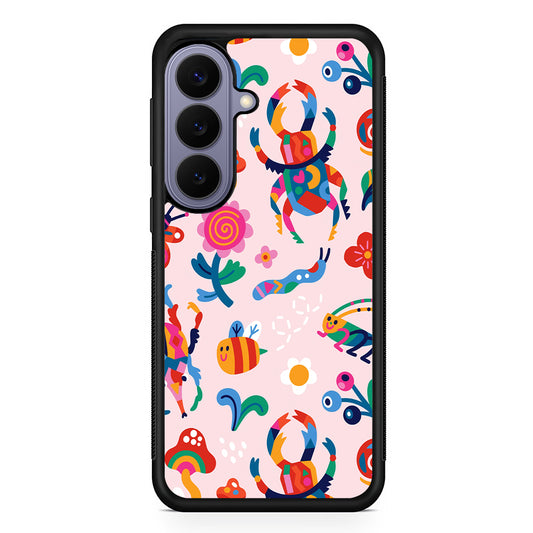 Bug Cartoon Aesthetic Samsung Galaxy S26 Case | Durable Rubber Case for Samsung Galaxy S26