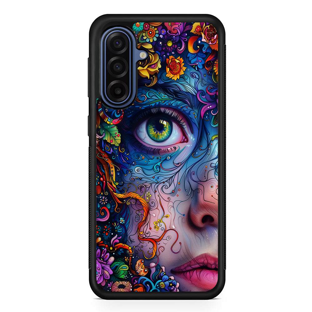 The Flower Fairy Girl Face Samsung Galaxy A17 Case | Slim Protective Phone Cover