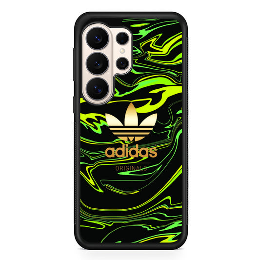Adidas Green Moss Line Samsung Galaxy S26 Ultra Case | Durable Samsung Galaxy S26 Ultra Phone Case