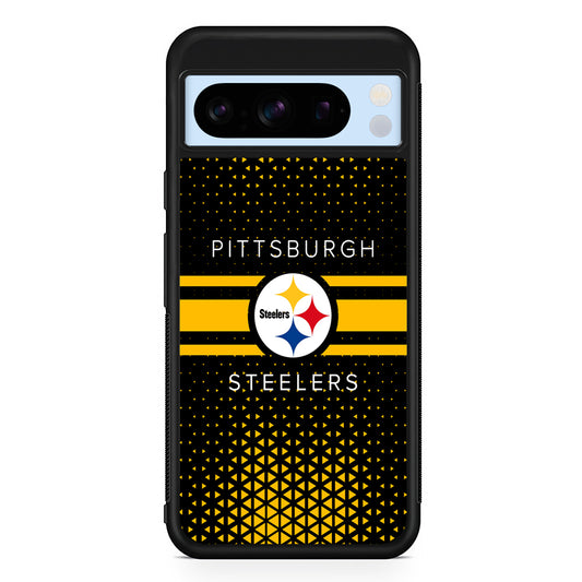 NFL Pittsburgh Steelers Logo Google Pixel 8 Pro Case | Slim Rubber Case for Google Pixel 8 Pro