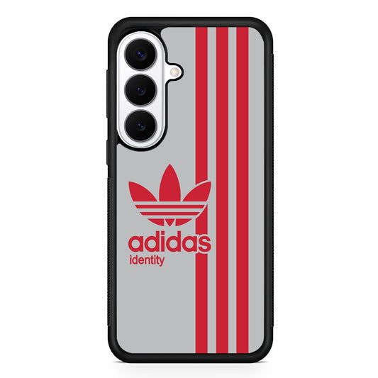 Adidas Red Identity Samsung Galaxy S26 Plus Case | Lightweight Protective Cover for Galaxy S26 Plus