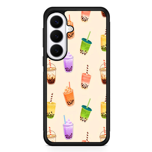 Bubble Tea Cups Colorful Samsung Galaxy S26 Plus Case | Slim Protective Cover for Samsung Galaxy S26 Plus