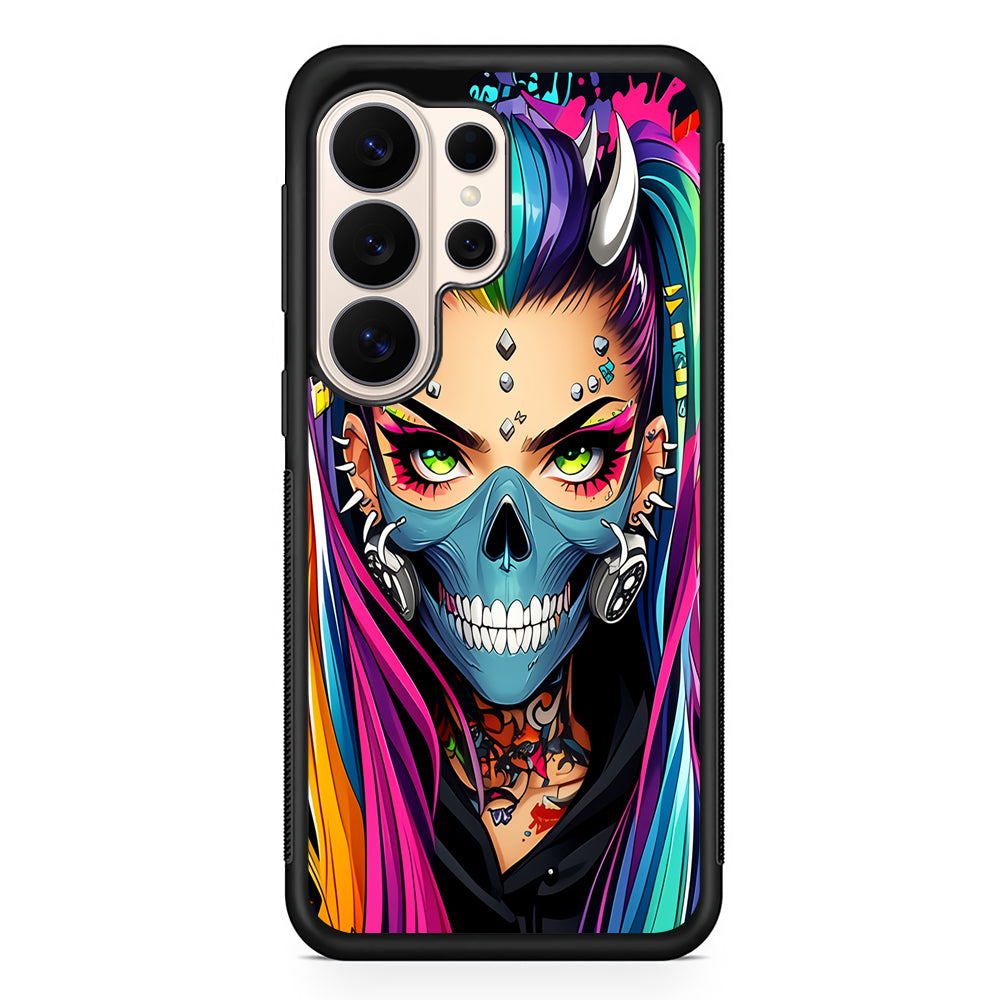 Tattooed Girl with Mask Samsung Galaxy S26 Ultra Case | Slim Protective Case for Samsung Galaxy S26 Ultra